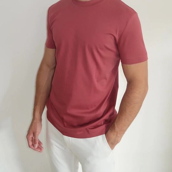 Zara Men's Red T-Shirt size S New - Picture 1 of 8